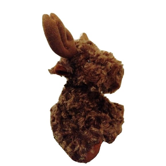 Plush Parade Moose 10in Stuffed Animal Toy The Hamilton Group Thick Curl… - Picture 2 of 7